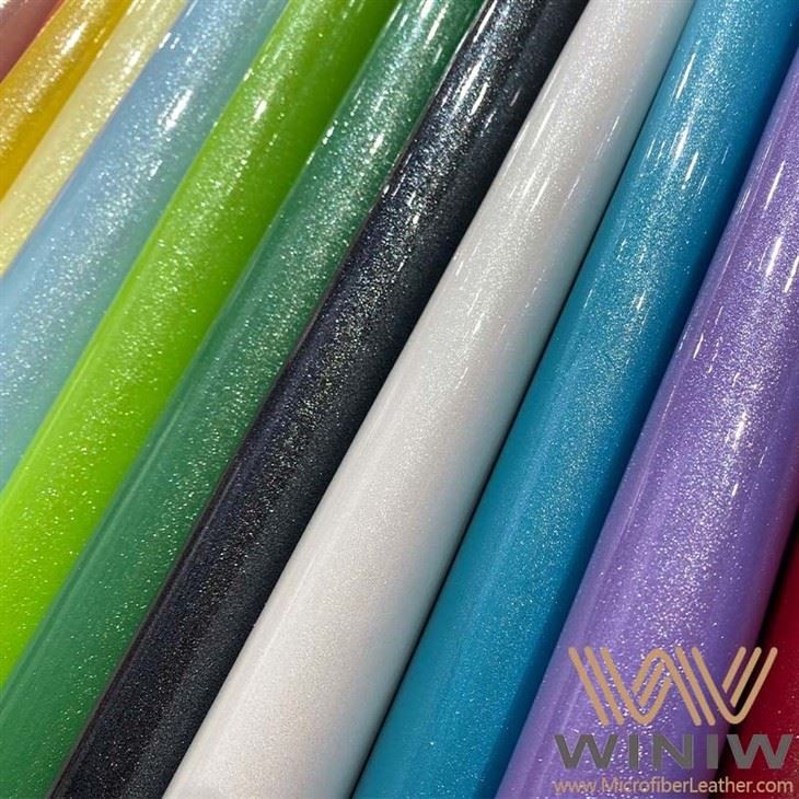 Colorful Man-Made Patent Leather For Shoes Upper