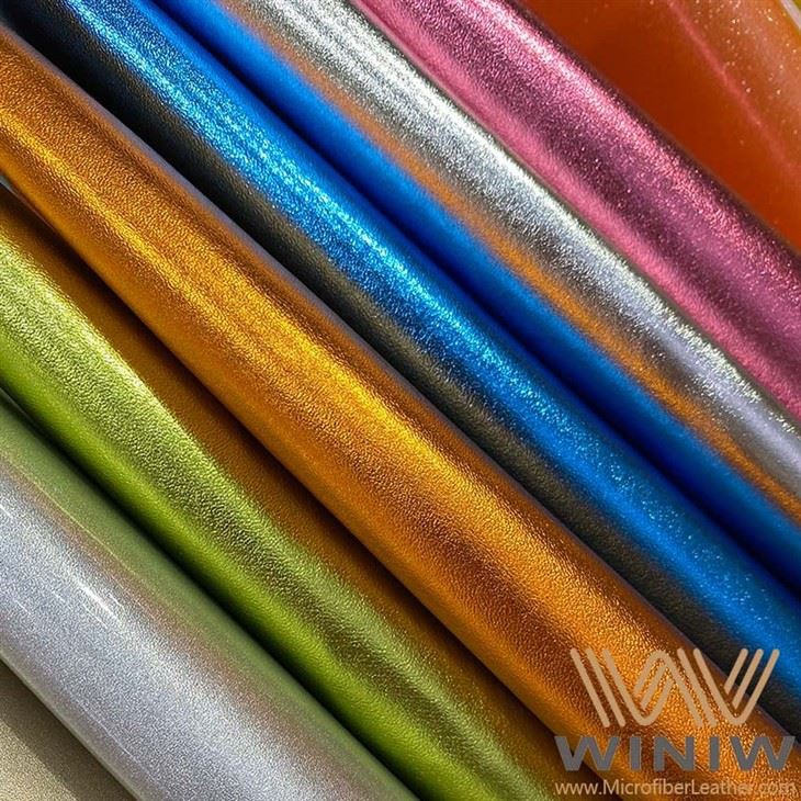 জুতা উপরের জন্য রঙিন মানুষের তৈরি পেটেন্ট চামড়া