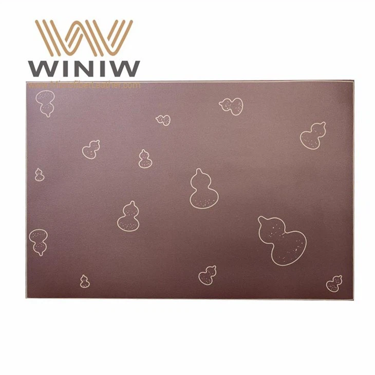 Microfiber Backing Vegetable Tanned Leather For Table Mat